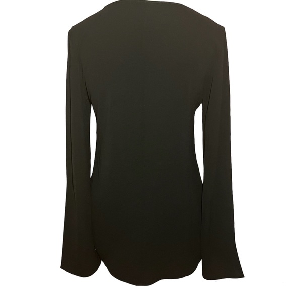 Women's Witchy Goddess Vibes Black Lace Up Blouse - Picture 3 of 4